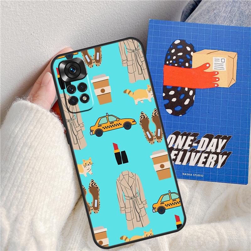 New York Lady Girl Funda For Xiaomi Redmi Note 14 Pro 13 9 10 11 12 9S 10S 11S 12S Redmi 13C 10C 12C 14C Case