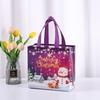 Custom Red Non-Woven Christmas Gift Bag with Logo Printing