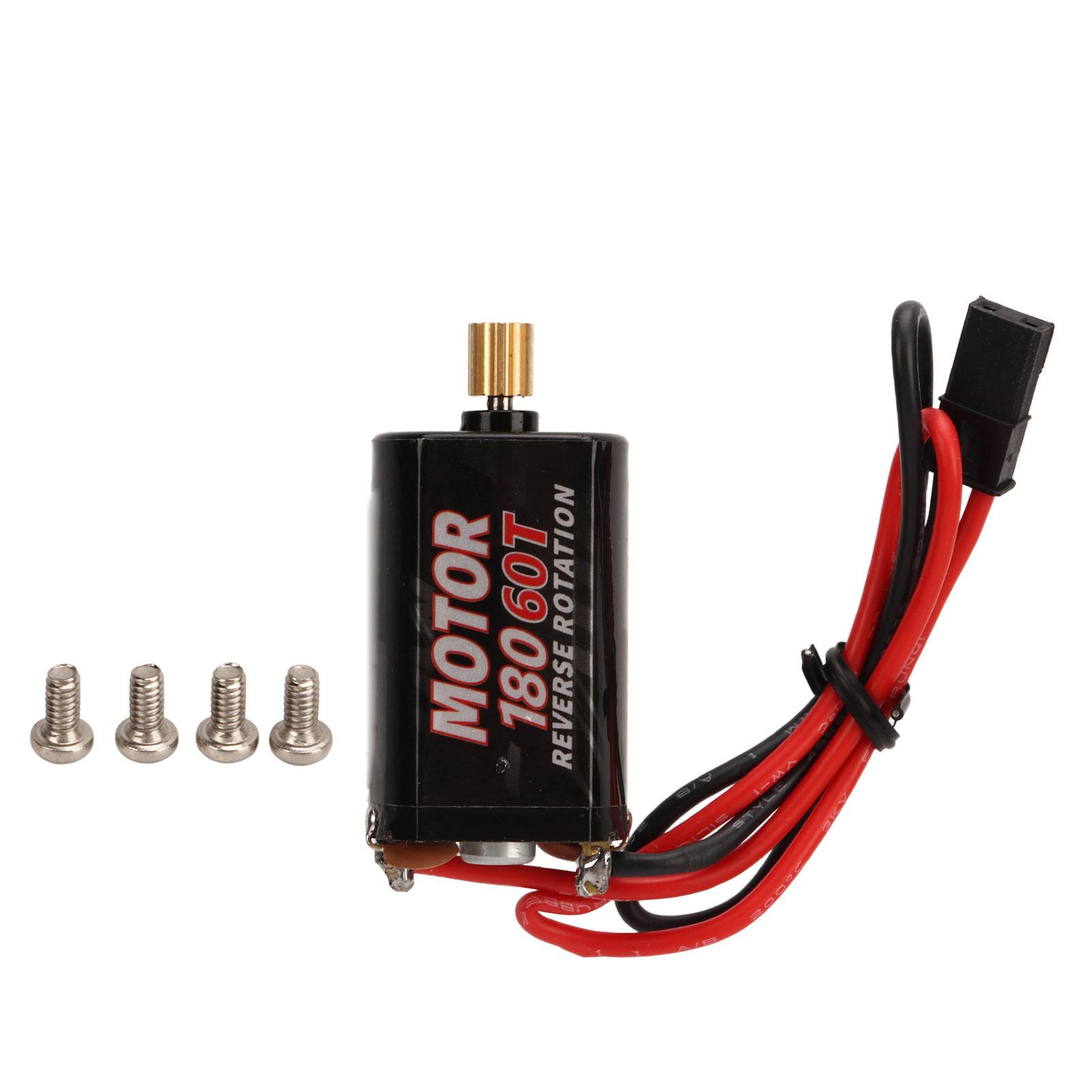 

180 RC Brushed Motor 60T High Torsion Low Noise Lightweight for Traxxas TRX4M RC Crawler 118