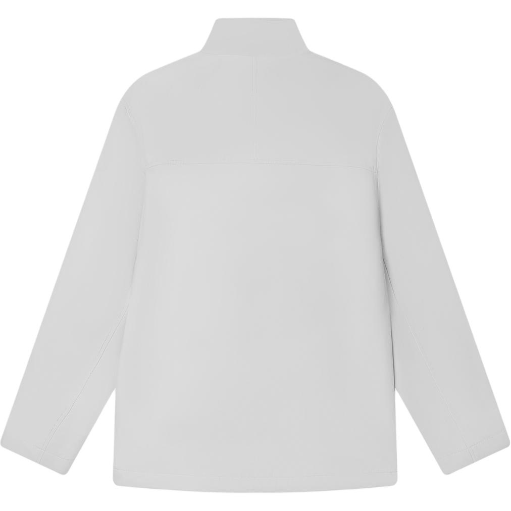 FILA Official Cotton Two-Piece Set Spring 2024 New Fashion Casual Stand Collar Windbreaker Jacket Men outerwear Fog-Gray F11M418901F-GY