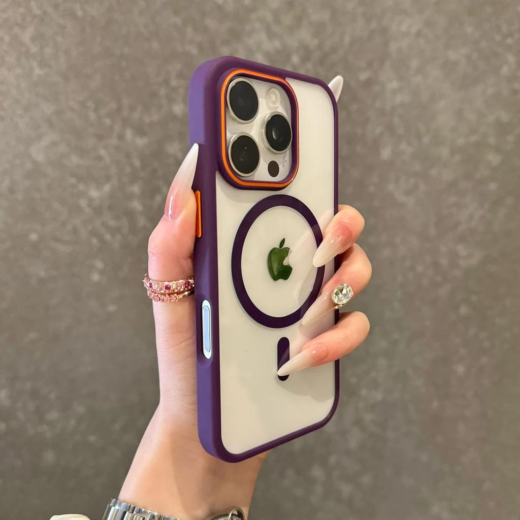Ring Armagestible Magnetische Saugkraft für IPhone 17 Neue Handyhülle Kontrastierende Linse Apple 16 ProMax Transparente Schutzhülle