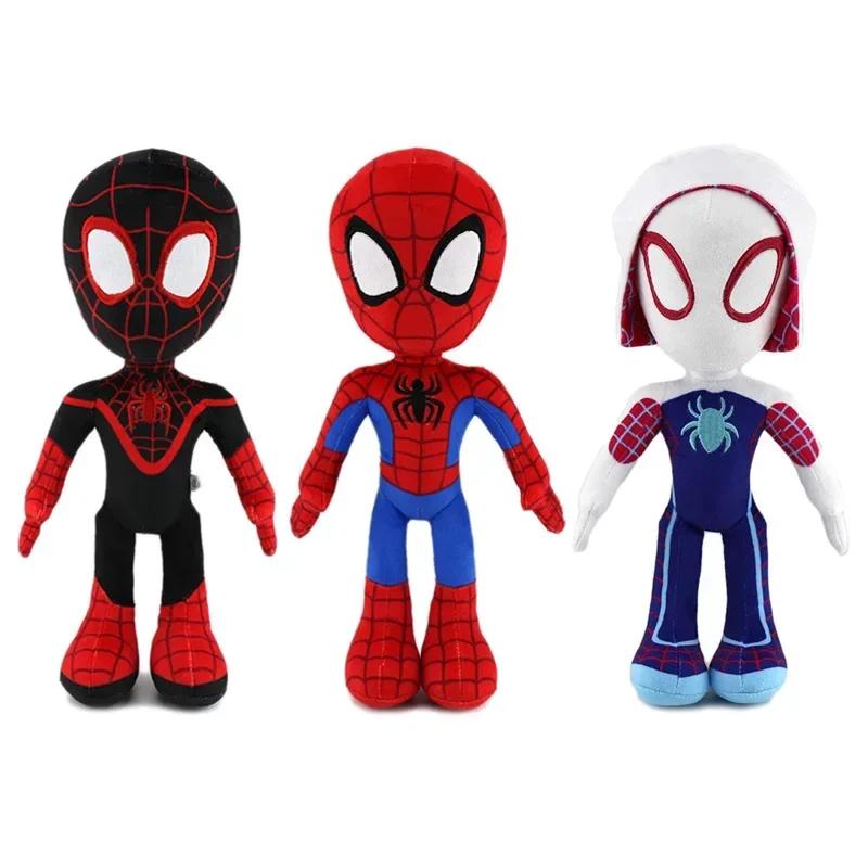 **Spot Anime Avengers Spiderman Plush Toys Into The Spider-Versegwen Peter Parker Noir Dollssoft Stuffed