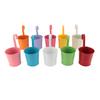 10Pcs Hanging Flower Pots Iron Decorative Detachable Hanging Garden Pots with Drainage Holes for