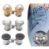 Elegant Flat Back Waist Tightening Button For Jeans Pants Waist Fastener Clip NoSewing Multiuse Clasp for Loose Trousers