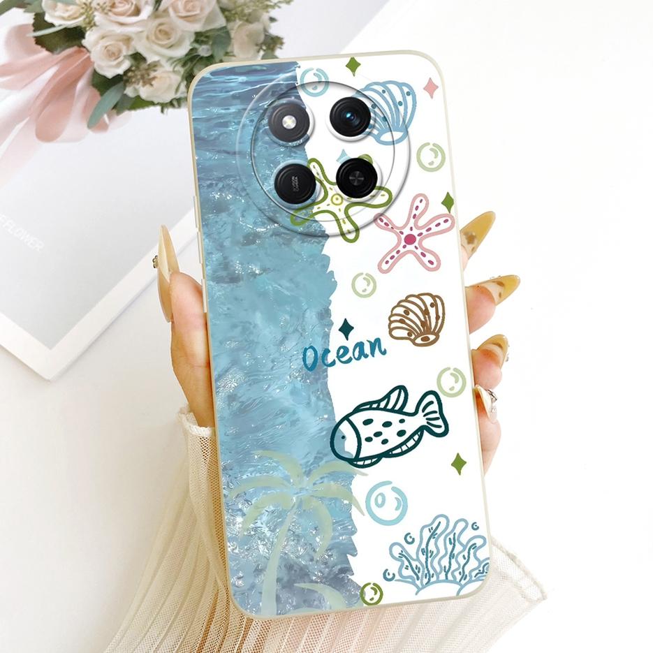 For Honor Magic7 Lite Case HonorX9C Cute Rabbit Cartoon Painted Cover Soft TPU Phone Case For Honor X9C Smart Magic 7 Lite Shell