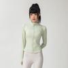 Women's 2026 Breathable Yoga Jacket - Slimming High-End Sportswear with Stand Collar for Pilates & Fitness