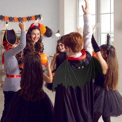 Gotické netopýří křídlo Unisex Strap-On Čarodějnické převlekové křídlo Halloweenská párty Netopýří ďáblovo křídlo pro Cosplay kostýmní doplňky