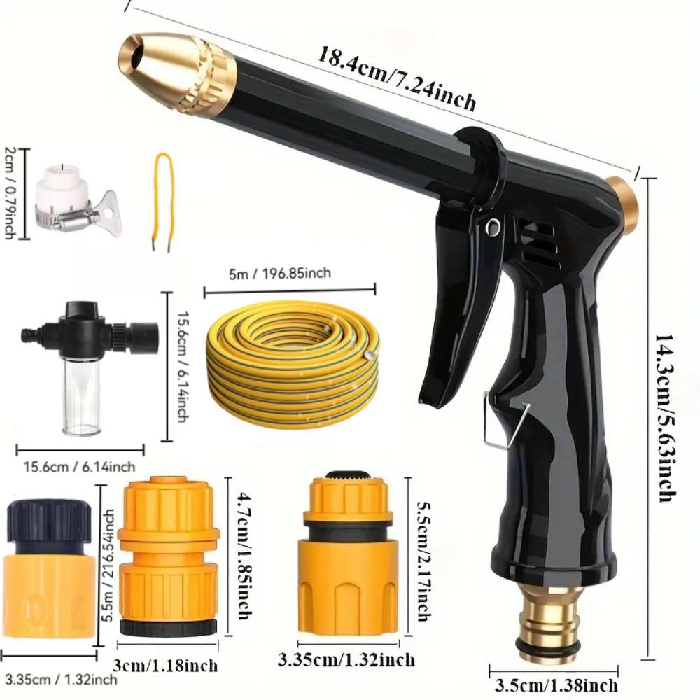 High Pressure Water Gun Water Spray Guns Kit Car Sprinkler Foam Cleaning Washer Cleaner for Car Washing Watering Irrigation
