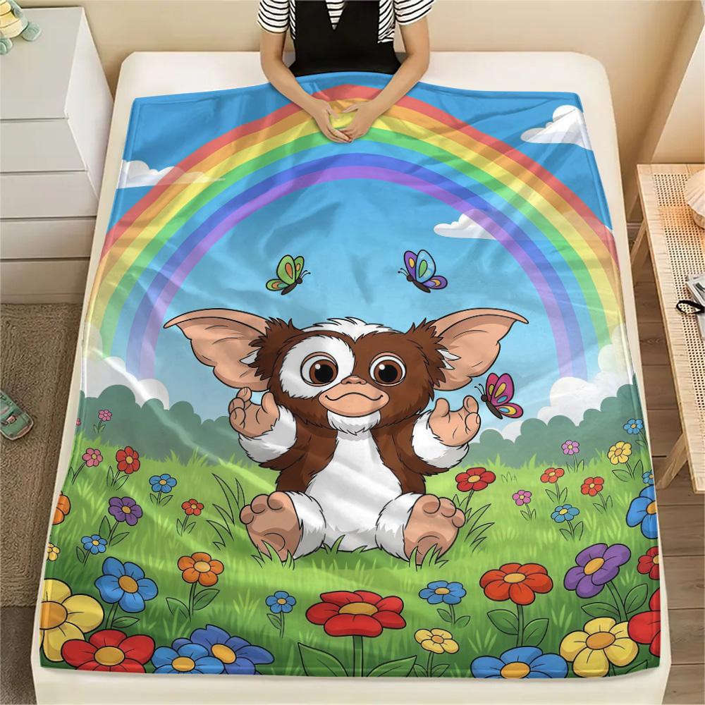 Gremlins Flannel Blanket, High quality Comfortable for All Seasons, Home Decor, Warmth and Comfort