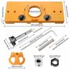 Cup Style Boring Guide Drilling Hinge Jig Efficient Hinge Hole Tool Kit  Cabinet Door Installation