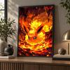 5D Diamond Painting flareon DIY Full Drill Diamond Art Kit Home Decoration