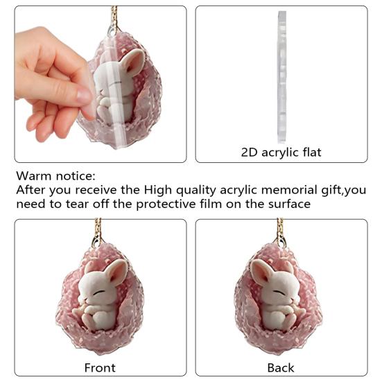 Christmas Geode Animal Advent Calendar 2025 2D Acrylic Forest Animals Xmas Tree Ornaments 12 Days Countdown Calendar for Holiday Decor