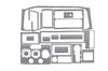 Накладки на торпеду (1996-1999) Карбон для Volkswagen T4 Transporter