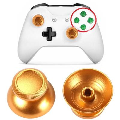 2 ks Kryt páčky joysticku z hliníkovej zliatiny Hríbiková čiapočka pre herný ovládač P5 P4 XB One Náhradný opravný doplnok