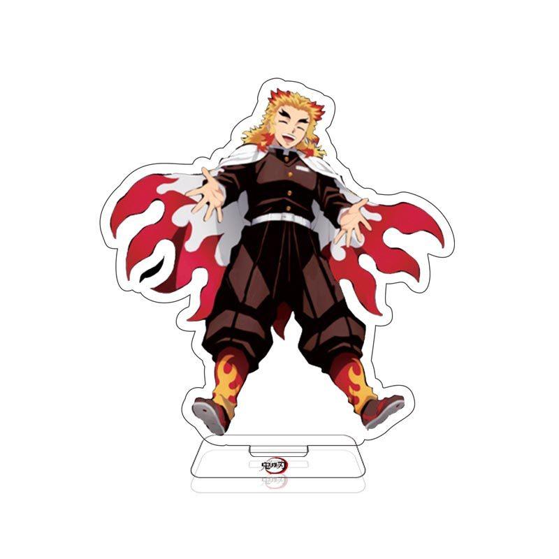 

Anime Ghost Extinction Blade, Standing Brand Kitchen Gate Tanujiro You Bean Acrylic, Cartoon Pattern Ghost Extinction Creative Personality 100mm supports customized drawings*3PCS