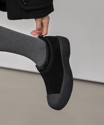 Sappun Poed Fur-Lined Boots (4Cm)