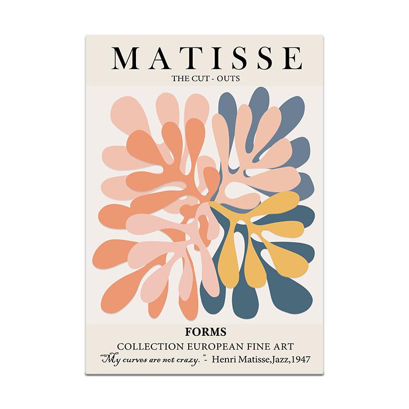 Henri Matisse Poster Flower Canvas Painting Art Nordic Leaf Posters Prints Wall Pictures for Living Room Home Decor Unframed