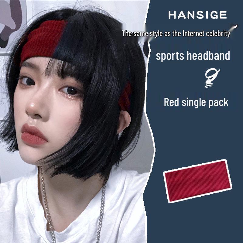 Trendy Sweat-Absorbing Men's Headband - Cool Street Style Hair Accessory for Summer