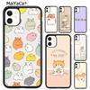Cartoon Hamster Phone Case For iPhone 17 Air 16 Pro Max 15 14 Plus 12 13 Shell Cover Coque