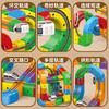 Magic Rail Car Cube Toys For Kids Diy Assembly Magic Electronic Track Train Building Children Educational Plaything Christmas Gift