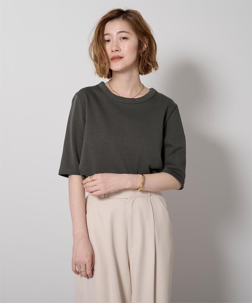 Yours Half Sleeve BGXT0404 L Charcoal T-Shirt Women's