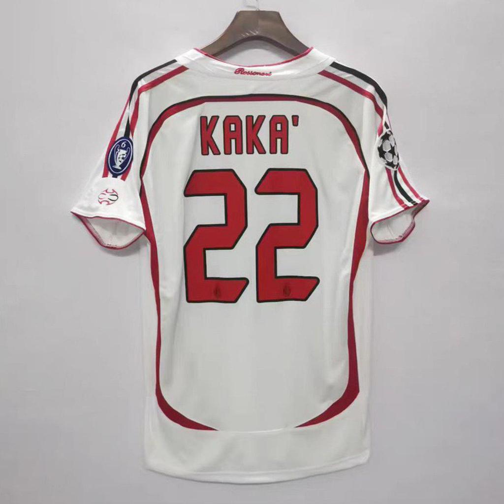 Arsenal '05-'06, Liverpool '06-'07 & AC Mailand Kaka, Henry & Gerrard Retro Trikot Kurzarm