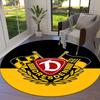 Kulatý koberec SG Dynamo Dresden, Koberec do obývacího pokoje, ložnice, k pohovce, herny, Dekorace, Protiskluzová podložka