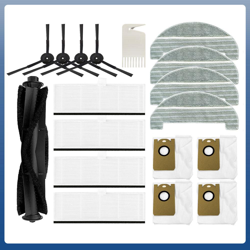 Spare Parts For Ultenic T10 Robot Vacuum Cleaner Accessories Main Brush Side Brush Hepa Filter Dust Bag Mop Rag Cloth