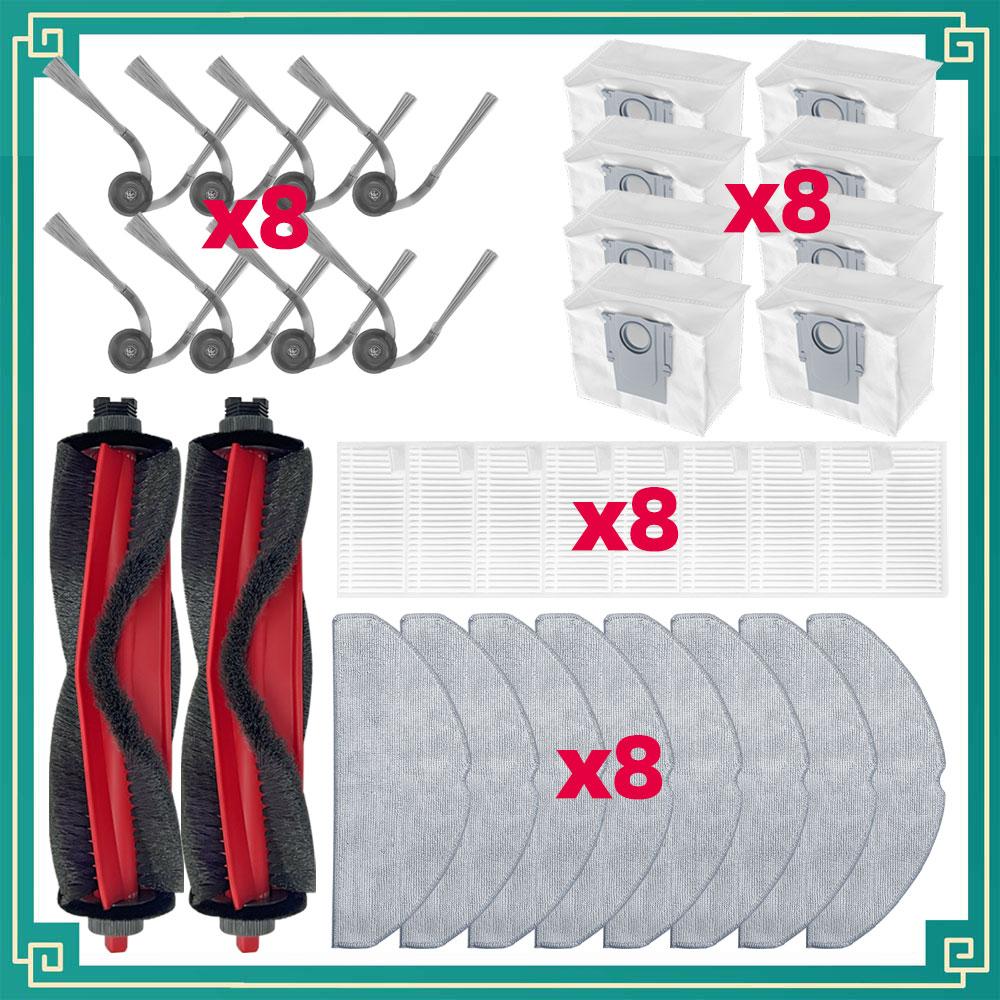 Fit For Roborock Q7 M5 / Q7 M5+ / Q7 L5 / Q7 L5+ / Q7 TF / Q7 TF+ / Q7B / Q7T+ Parts Main Side Brush Filter Mop Cloth Dust Bag