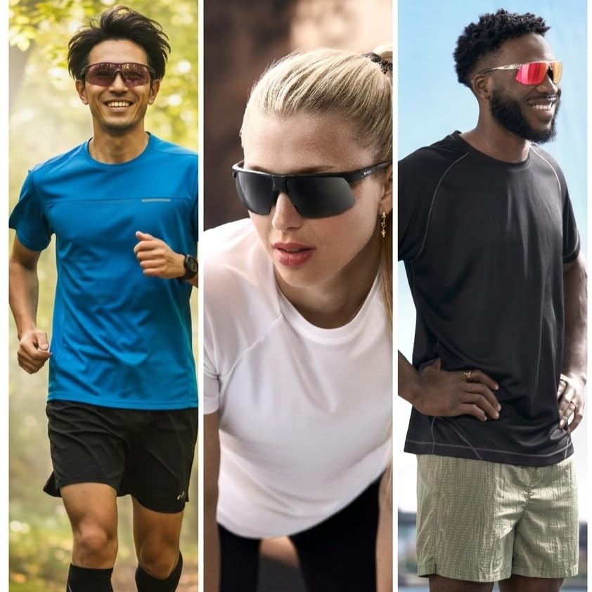Sports Sunglasses UV400 for Aerios Black Matte [Uvex] Anti-fog Cycling/Running/Outdoor -