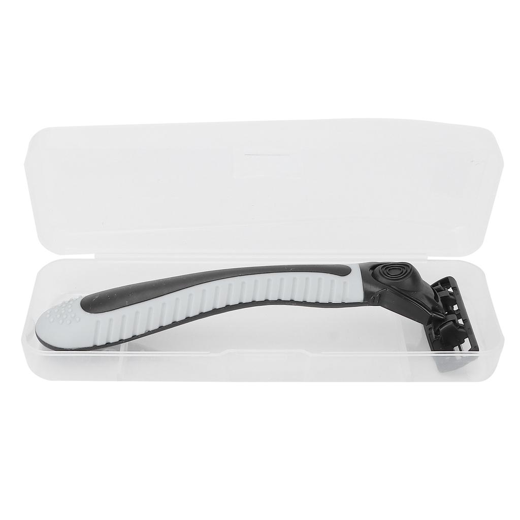 Manual Razor Travel Case Portable Transparent Breathable Razor Handle Storage Protect Box