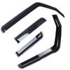 4 Pièces 4 Portes Déflecteurs de Vent de Fenêtre Abris Pluie Pare-Soleil Auvent ABS Garde-Boue Évent Ombrage Pour Jeep Wrangler JK JL JT L2019 NTRIX