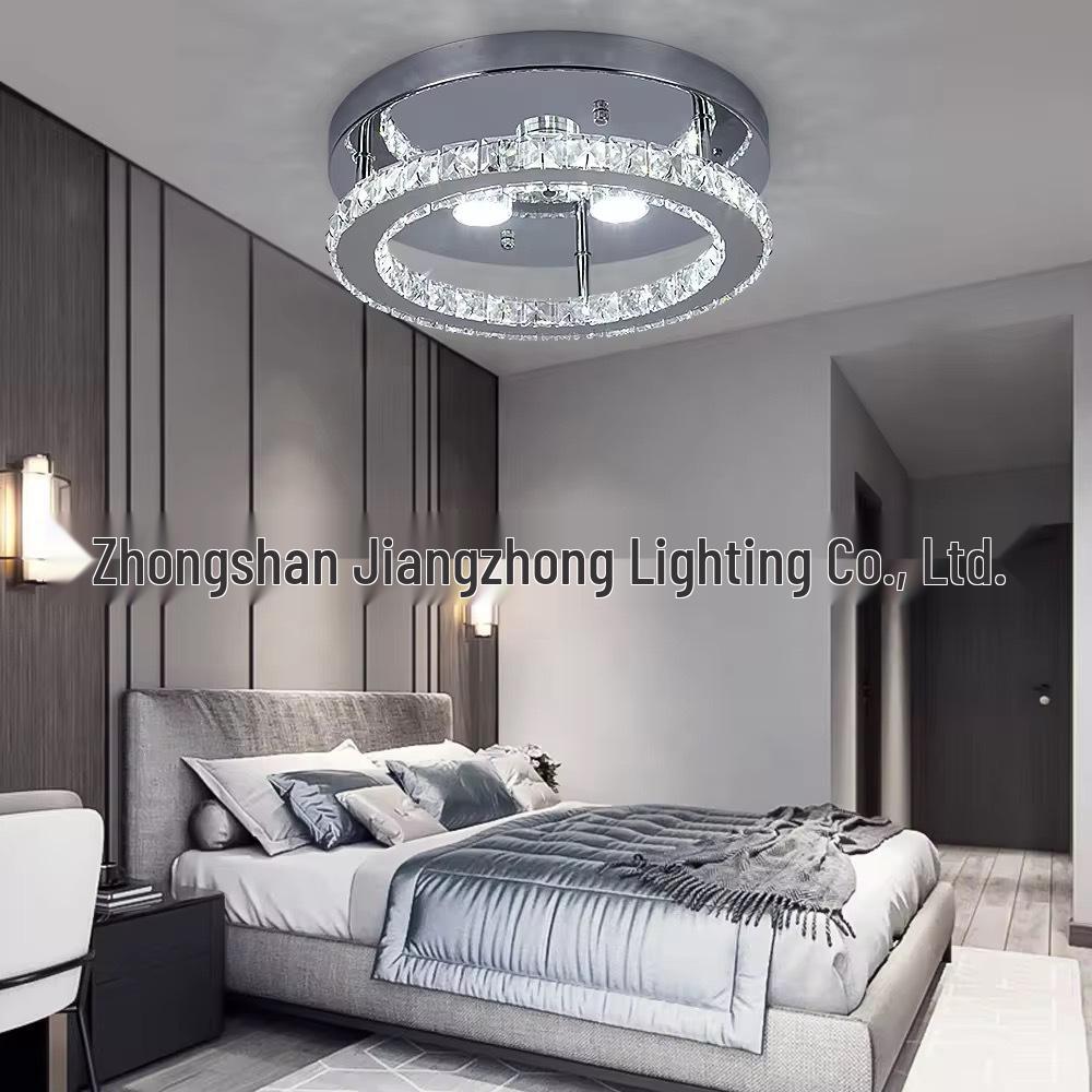Modern LED Crystal Ceiling Light for Entrance, Corridor, or Hallway
