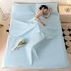 Light Sleeping Bag Liner Cotton Sheet For Camping Travel Summer Portable Anit-Dirty Sleeping Bag For Hotel Outdoor