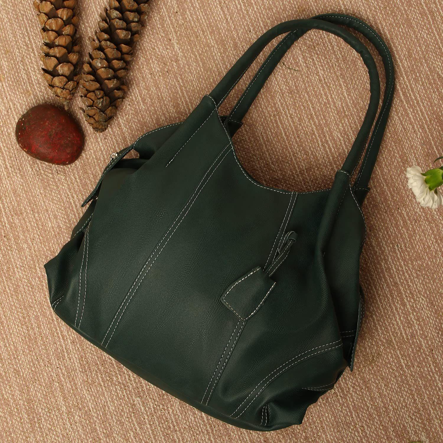 Женская сумка из искусственной кожи (большой) 12 x 17 x 6 in серый — фото 3