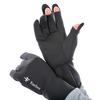 Foxfire Chloroprene Fishing XL Men's Finger-Through Gloves, Black,