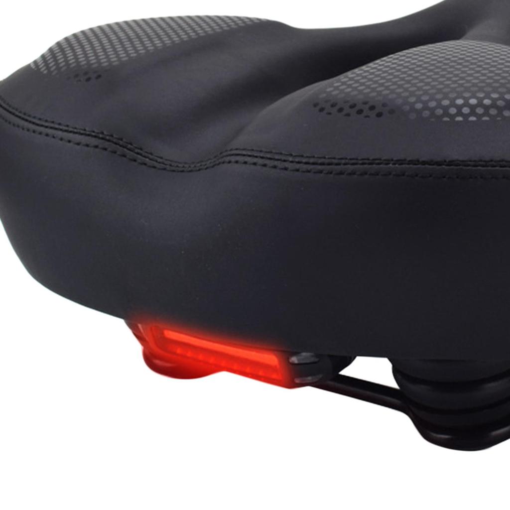 Bike Seat Padded Comfortable Seat with Shock Absorbing Springs Bike