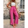 Lockere, lange Freizeithose für Damen mit hoher Taille