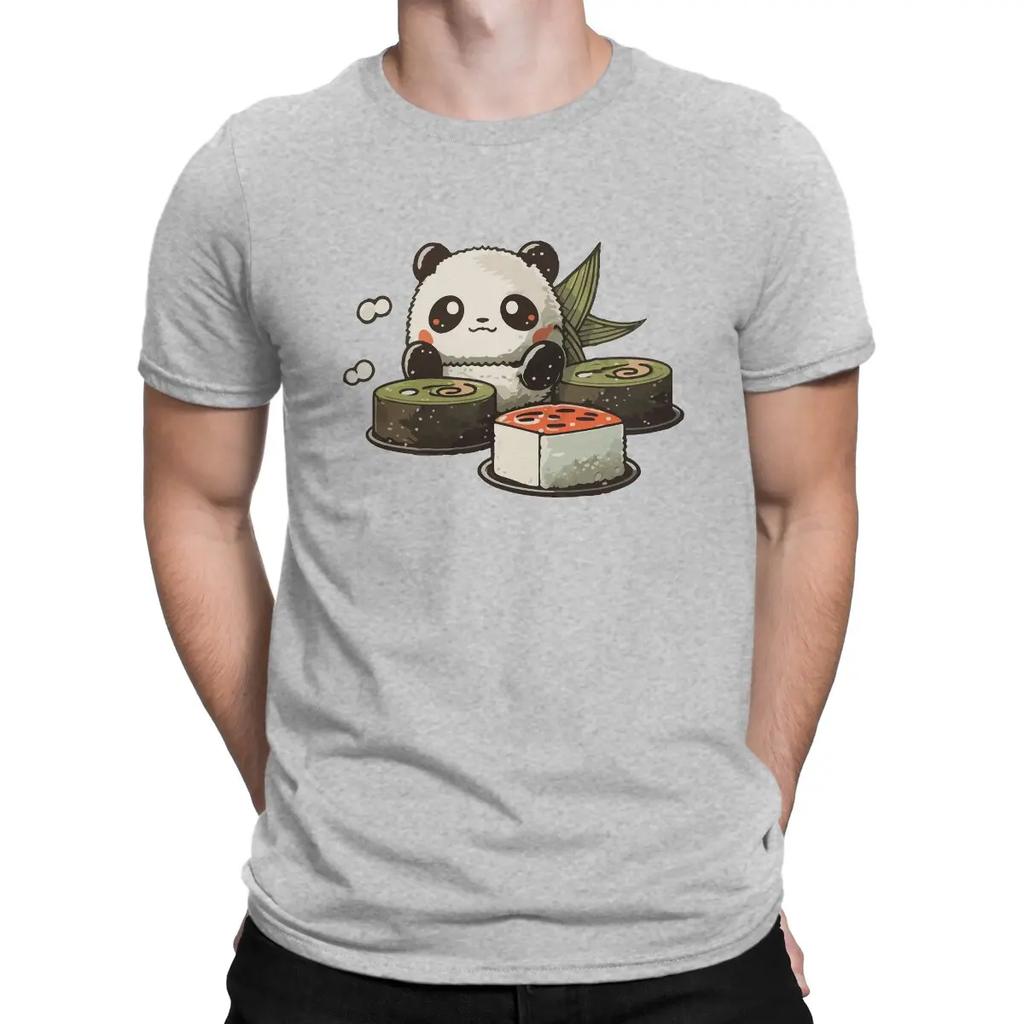 Sushi Panda Special TShirt Kawaii Anime Panda Casual T Shirt Summer T-shirt For Adult