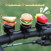 Bicycle Bell ABS Cartoon Hamburg Sandwich Mountain Road Bike Bell Handlebar Safety Warning Bell Cycling Lovely Loud Call