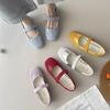 IPPEUM Mary Janes for Women Ballet Flat Shoes 2025 Square Toe Soft Pumps Ballerina Shoes