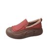 Winter Doudou shoes integrated fur shoes 2025 autumn and winter velvet soft-soled foot cover women's shoes low-top cotton shoes