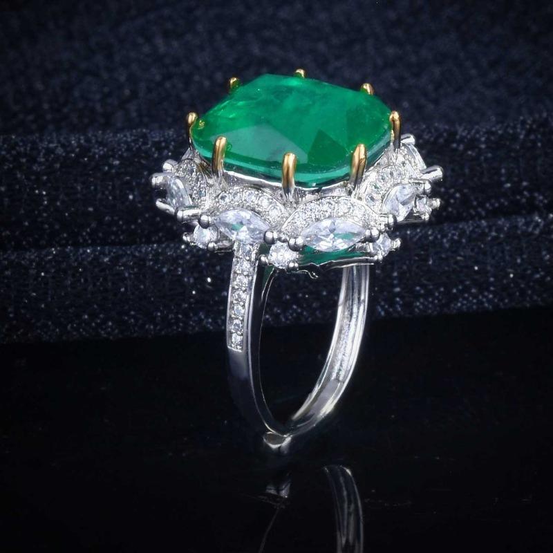 Sace Gems Classic Copper Alloy Zircon Ring Ladies Jewelry Wedding Promise Party Gift