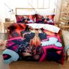 Avril Lavigne 3Pcs Bedding Set 3D Printed Music Singer Duvet Cover Pillowcase Twin Full Queen King Size Soft Microfiber