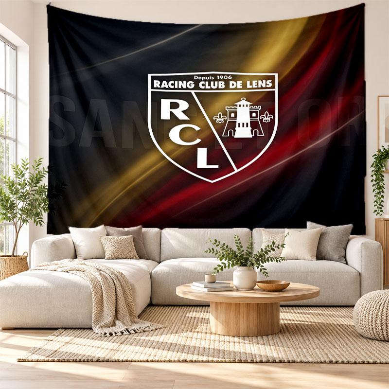Lens FC Wall Tapestry, Soft Fabric Wall Hanging, Decorative Backdrop For Bedroom Home Wall Art