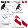 Seal Puller Tool, Oil Seal Removal Tool With Dual Hook, Universal Wheel Seal Twister Puller, Heavy Duty Seal Puller And Taller Kit For Oil And Grease