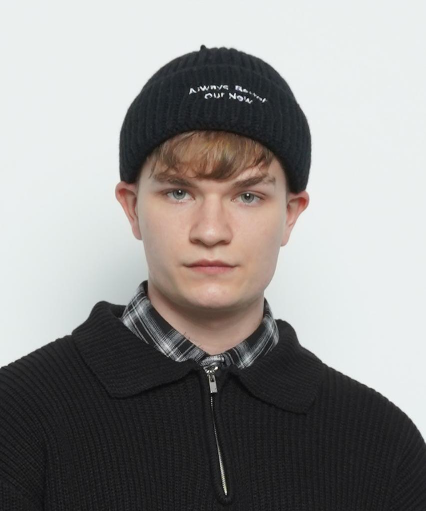 THE-ABON Mw127 Abon Logo Beanie Black