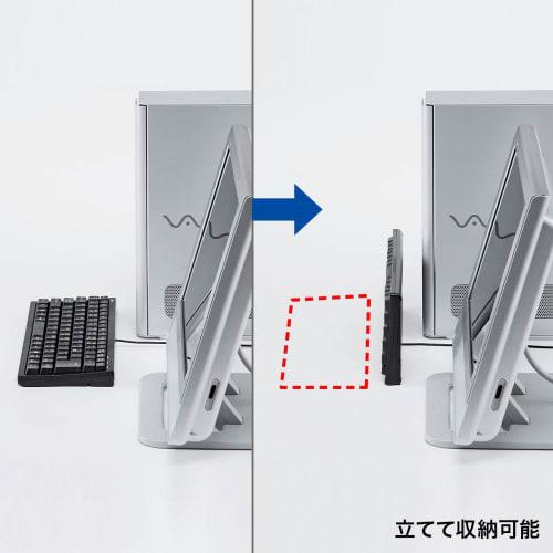 Sanwa Supply Wired Compact Keyboard, No Numeric Keypad, USB Connection, Japanese 86 Keys, Membrane, USB-PS/2 Conversion Adapter Included, Black SKB-KG