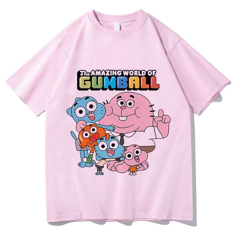 

The Wonderfully Weird World of Gumball T Shirts Women Harajuku Fashion Hip Hop T-shirt Oversized Casual Tshirt Summer Streetwear 5XL різнокольоровий