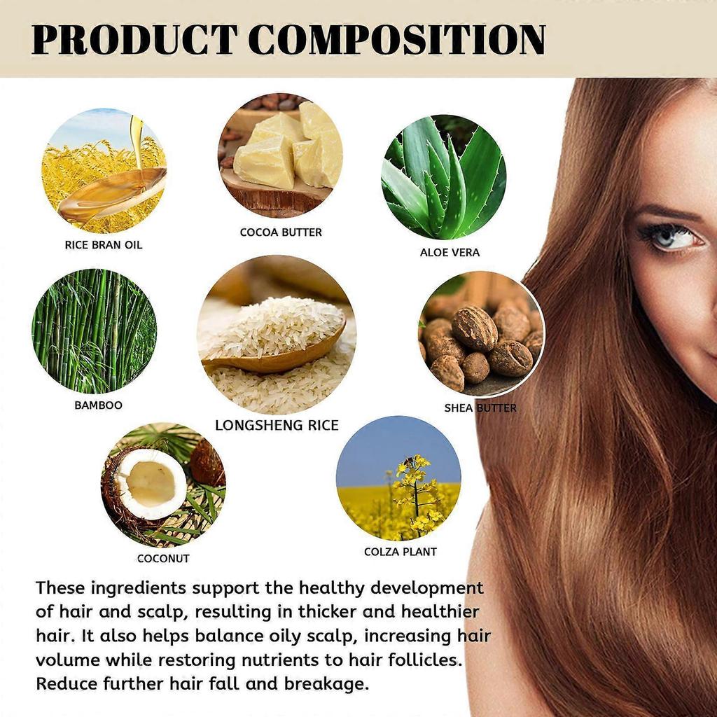 Youdaoplaceholder0 Rice Shampoo Soap Rice Essence Promotes Dense Hair Nourishing And Repairing Shampoo Soap